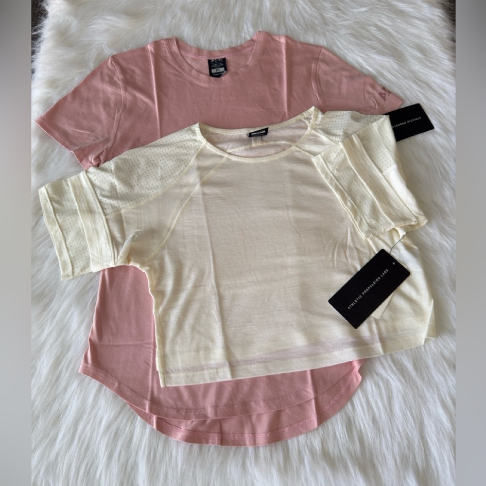 NWT APL Bundle Women's Cream and Pink Tops.. Size Medium